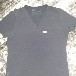 Figs Charcoal Scrub Top